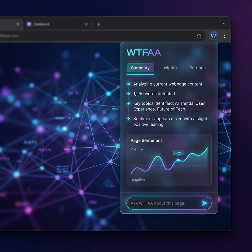 WTFAA Dashboard Screenshot